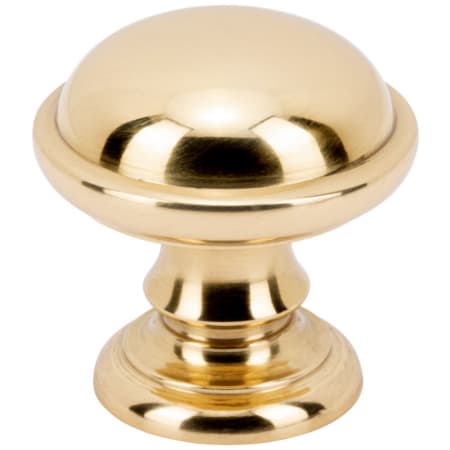 A large image of the Vesta Fine Hardware V7500 Polished Brass