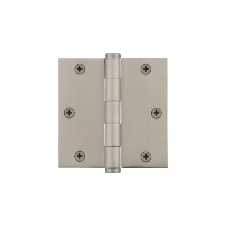 A large image of the Viaggio 602-3.5-ARC-HINGE-SQ Satin Nickel