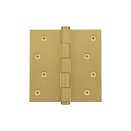 A large image of the Viaggio 602-4-STAG-HINGE-SQ Satin Brass