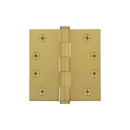 A large image of the Viaggio 602-4-TEMP-HINGE-SQ Satin Brass