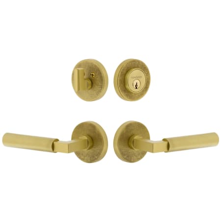 A large image of the Viaggio CLOMLNCON-STH_COMBO_234_RH Satin Brass