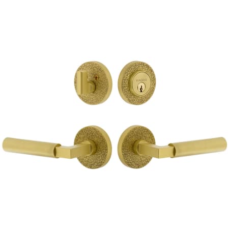 A large image of the Viaggio CLOMLTCON-STH_COMBO_234_RH Satin Brass