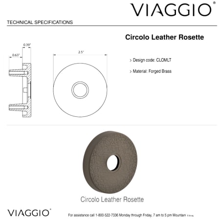 A large image of the Viaggio CLOMLTBLL_COMBO_234_LH Backplate Details