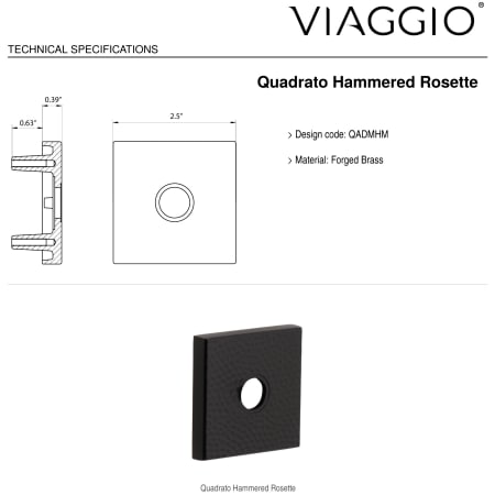 A large image of the Viaggio QADMHMCON-REB_COMBO_234_RH Backplate Details