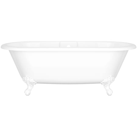 A large image of the Victoria and Albert CHE-N-XX-OF + FT-CHE White Tub / White Feet