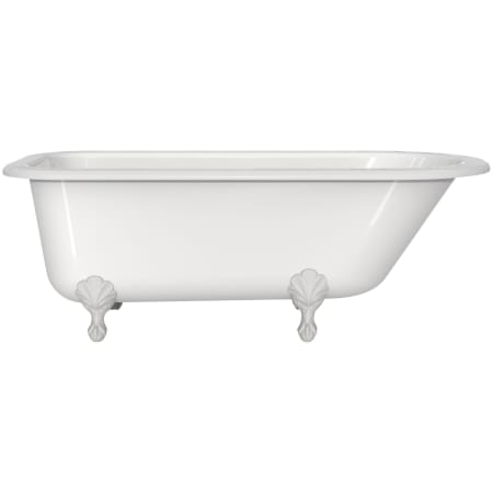 A large image of the Victoria and Albert HAM-N-XX-OF + FT-HAM White Tub / White Feet