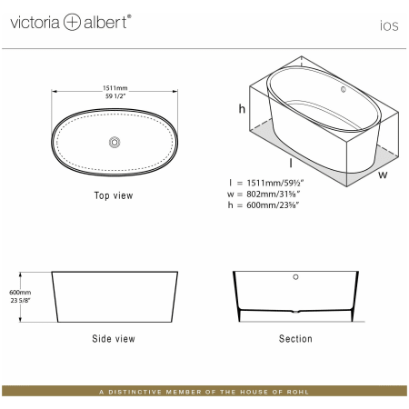 A large image of the Victoria and Albert IOS-N-OF Alternate Image