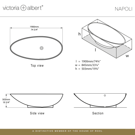 A large image of the Victoria and Albert NAPM-N-RH-OF Alternate Image