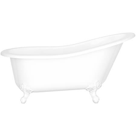 A large image of the Victoria and Albert SHR-N-XX-OF + FT-SHR White Tub / White Feet