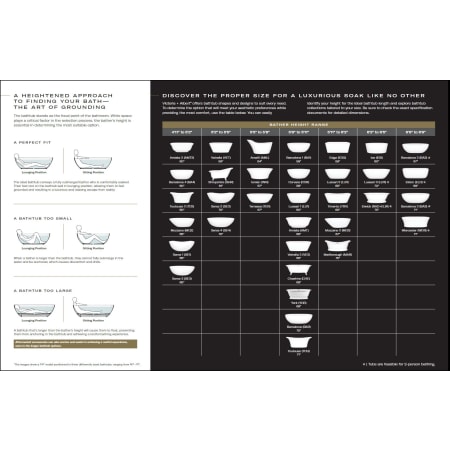 A large image of the Victoria and Albert WOR-N-OF Bathtub Selection Guide
