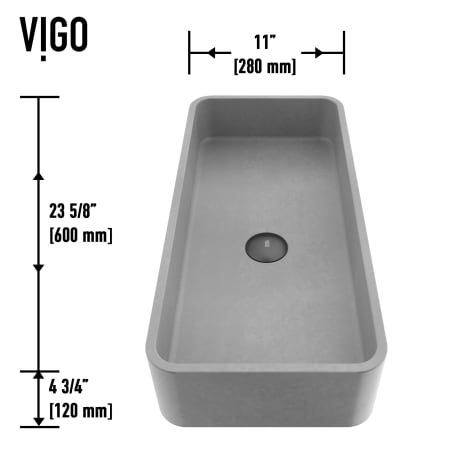 A large image of the Vigo VG04060 Alternate Image