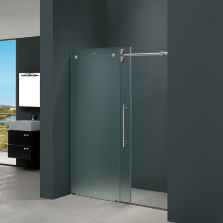 A large image of the Vigo VG60414874 Frosted / Chrome