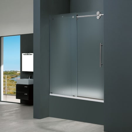 A large image of the Vigo VG60416066 Frosted / Chrome