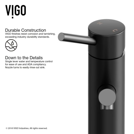 A large image of the Vigo VG01009K1 Construction Info