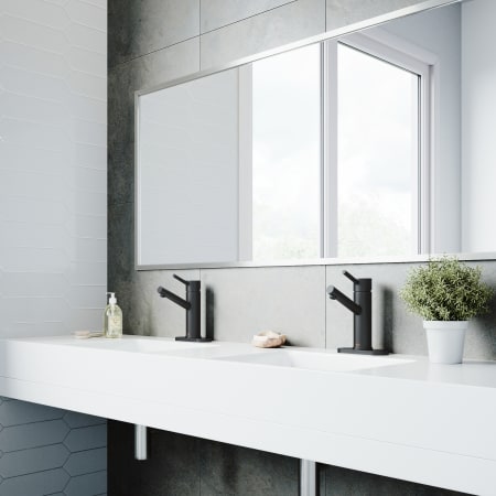 A large image of the Vigo VG01009K1 Dual Sink View