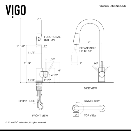 A large image of the Vigo VG02005 Vigo-VG02005-Alternative View