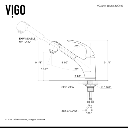 A large image of the Vigo VG02011K1 Vigo-VG02011K1-Alternative View