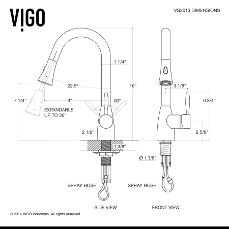 A large image of the Vigo VG02013 Vigo-VG02013-Alternative View