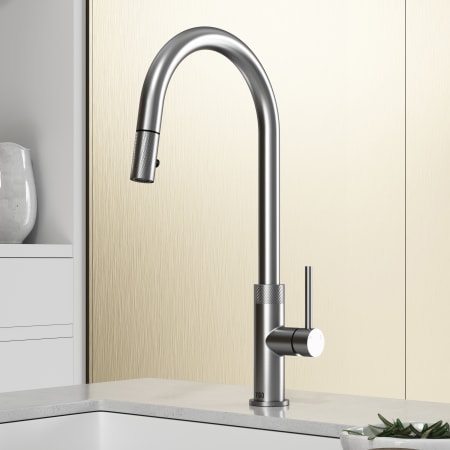 Vigo VG02033MB Matte Black Bristol 1.8 GPM Single Hole Pull ...