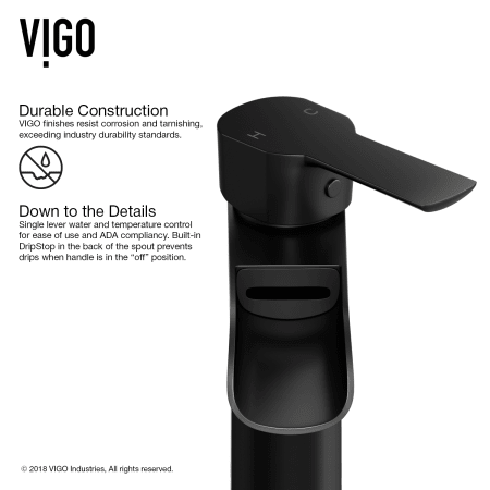 A large image of the Vigo VG03024 Construction Info