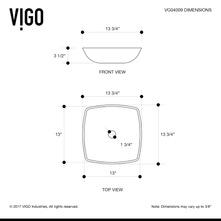 A large image of the Vigo VG04009 Alternate View
