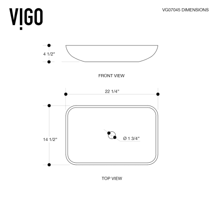 A large image of the Vigo VG07045 Alternate View