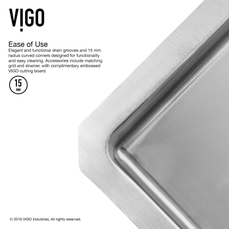 A large image of the Vigo VG15019 Vigo-VG15019-Ease of Use Infographic