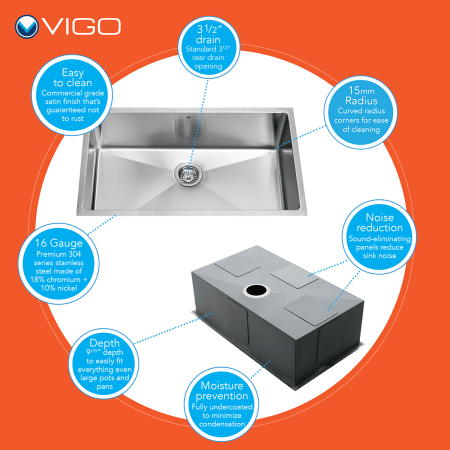 A large image of the Vigo VG15165 Vigo-VG15165-Sink Infographic