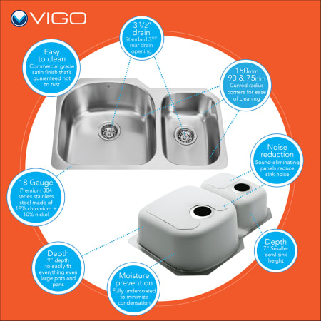 A large image of the Vigo VG15304 Vigo-VG15304-Sink Infographic