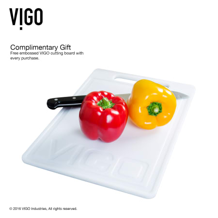 A large image of the Vigo VG15419 Vigo-VG15419-Cutting Board Gift