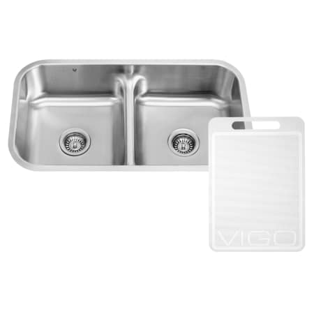 A large image of the Vigo VG3218 Stainless Steel