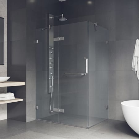 A large image of the Vigo VG601140 Vigo-VG601140-Full Bathroom View