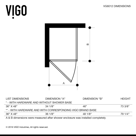 A large image of the Vigo VG601236WR Alternate View