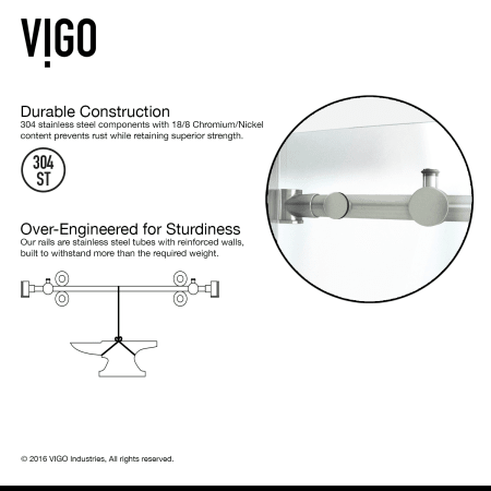 A large image of the Vigo VG603136L Vigo-VG603136L-Durable Construction