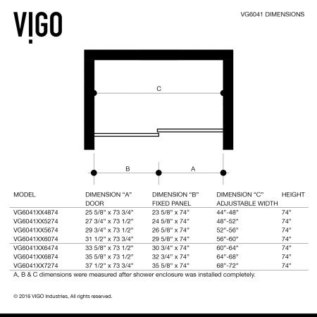 A large image of the Vigo VG6041BLK6074 Alternate Image