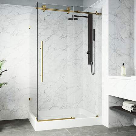 A large image of the Vigo VG6053CL48WR Matte Brushed Gold