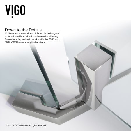 A large image of the Vigo VG606436WS Vigo-VG606436WS-Base Rail Information