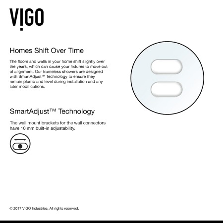 A large image of the Vigo VG606436WS Vigo-VG606436WS-SmartAdjust Infographic