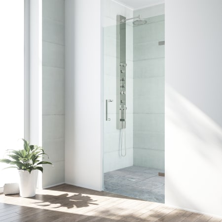 A large image of the Vigo VG607230 Clear / Stainless Steel
