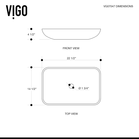 A large image of the Vigo VGT007RCT Vigo VGT007RCT