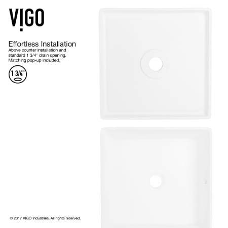A large image of the Vigo VGT1001 Vigo-VGT1001-Easy Installation - Sink