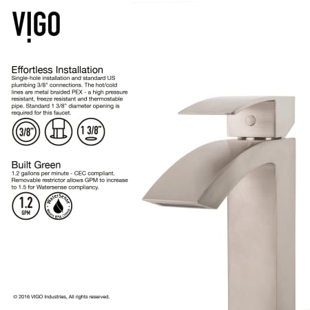 A large image of the Vigo VGT1010 Vigo-VGT1010-Easy Installation - Faucet