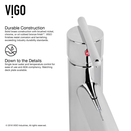 A large image of the Vigo VGT1011 Vigo-VGT1011-Durable Construction