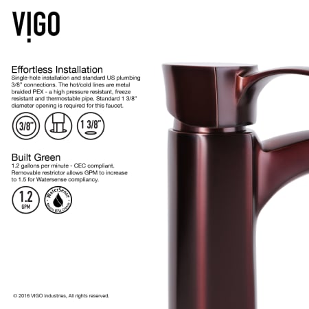 A large image of the Vigo VGT1014 Vigo-VGT1014-Easy Installation - Faucet