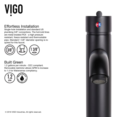 A large image of the Vigo VGT1017 Vigo-VGT1017-Easy Installation - Faucet