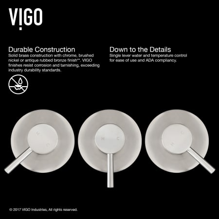 A large image of the Vigo VGT1021 Vigo-VGT1021-Durable Construction