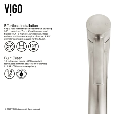 A large image of the Vigo VGT1087 Vigo-VGT1087-Easy Installation - Faucet