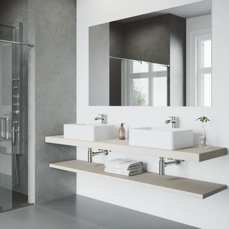 A large image of the Vigo VGT1088 Vigo-VGT1088-Double Sink Bathroom View - BN