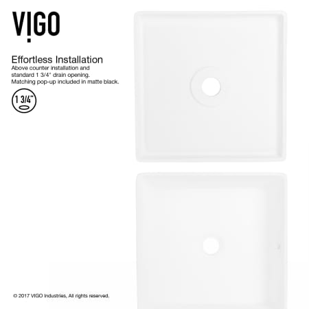 A large image of the Vigo VGT1092 Vigo-VGT1092-Easy Installation - Sink