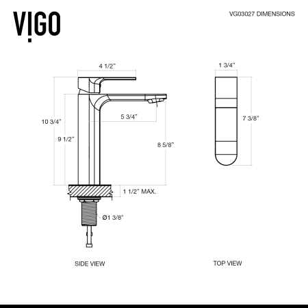 A large image of the Vigo VGT1283 Alternate View